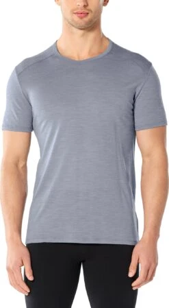 Icebreaker Amplify SS Crewe - Men's|-|T-shirt à Manches Courtes Et Col Rond Amplify - Homme 23 Icebreaker Amplify SS Crewe - Men's|-|T-shirt à Manches Courtes Et Col Rond Amplify - Homme -Icebreaker ICE 104581 7E 7EModelF 20Mineral 20Heather 1a11a6b2 1e29 4e97 b352 eb5c8a891b95