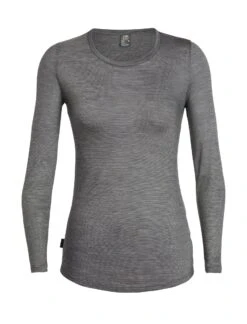 Icebreaker Sphere LS Low Crewe - Women's|-|Haut Léger à Manches Longues Et Col Rond Sphere - Femme -Icebreaker ICE 104677 7EPanther 20Stripe 4bcf28e0 1df7 4980 8d52 aca435b24834