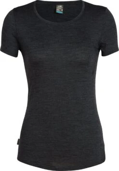 Icebreaker Sphere Short Sleeve Low Crewe - Women's|-|T-shirt Sphere - Femme -Icebreaker ICE 104680 7EBlack 20Heather