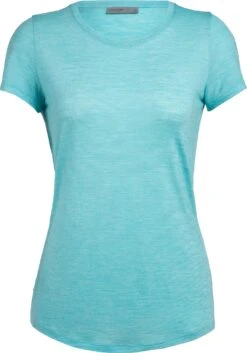 Icebreaker Sphere Short Sleeve Low Crewe - Women's|-|T-shirt Sphere - Femme -Icebreaker ICE 104680 7ELagoon