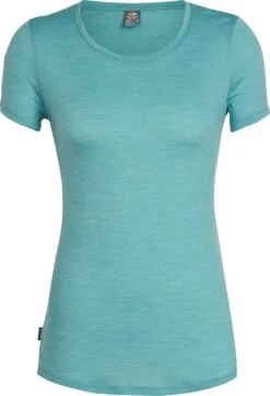 Icebreaker Sphere Short Sleeve Low Crewe - Women's|-|T-shirt Sphere - Femme -Icebreaker ICE 104680 7EOcean 20Heather 8d2deca8 65ac 481e a1eb 723c73eb4042
