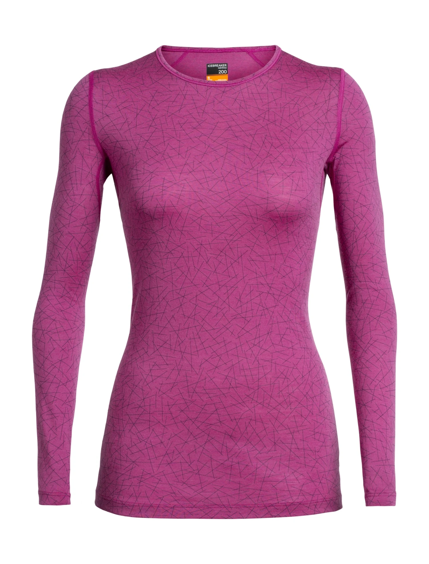 Icebreaker 200 Oasis LS Crewe Sky Paths - Women's|-|200 Oasis LS Crewe Sky Paths - Femme 3 Icebreaker 200 Oasis LS Crewe Sky Paths - Women's|-|200 Oasis LS Crewe Sky Paths - Femme