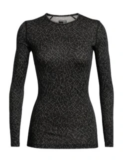 Icebreaker 200 Oasis LS Crewe Sky Paths - Women's|-|200 Oasis LS Crewe Sky Paths - Femme 11 Icebreaker 200 Oasis LS Crewe Sky Paths - Women's|-|200 Oasis LS Crewe Sky Paths - Femme -Icebreaker ICE 104715 7EBlack
