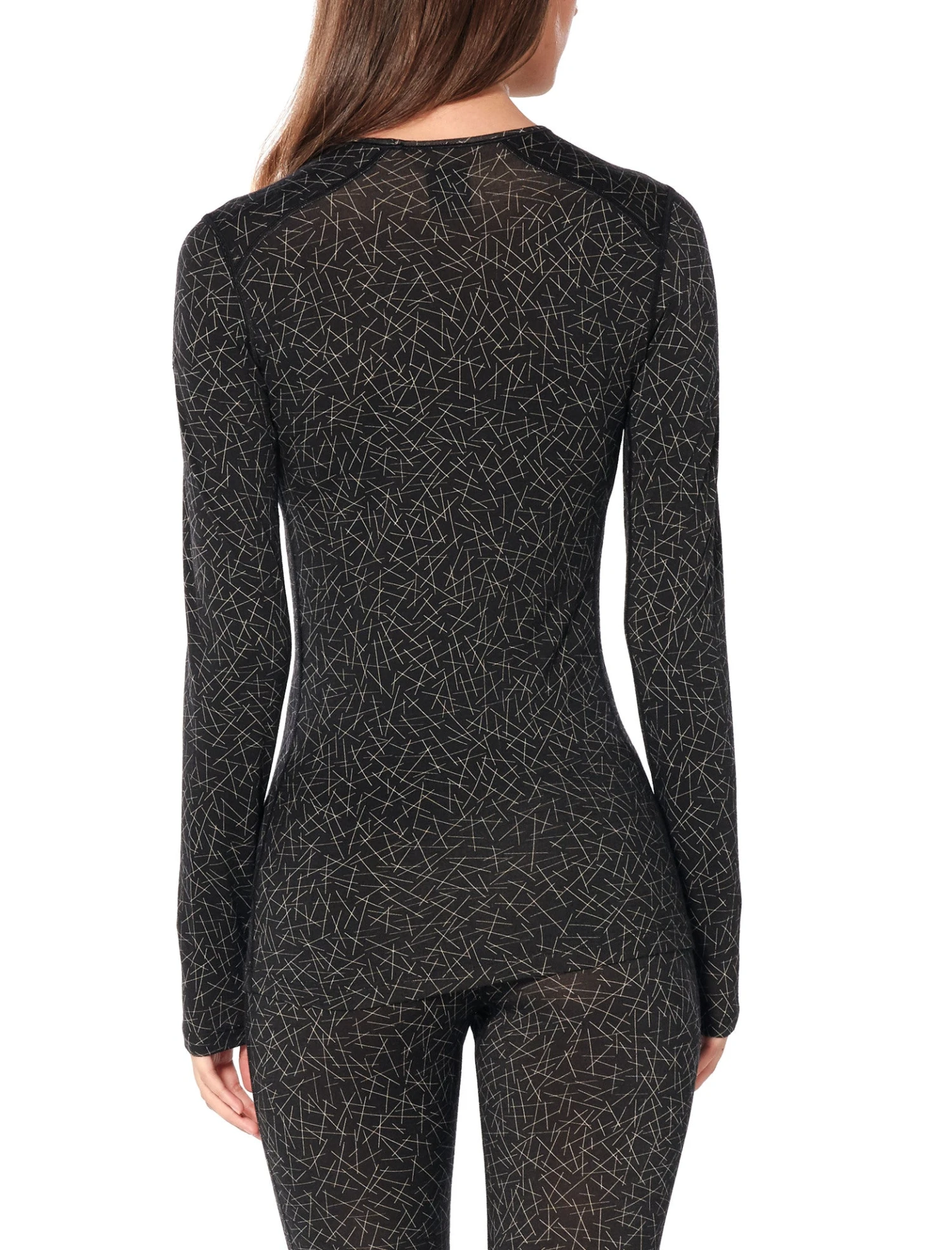 Icebreaker 200 Oasis LS Crewe Sky Paths - Women's|-|200 Oasis LS Crewe Sky Paths - Femme 9 Icebreaker 200 Oasis LS Crewe Sky Paths - Women's|-|200 Oasis LS Crewe Sky Paths - Femme - Image 7