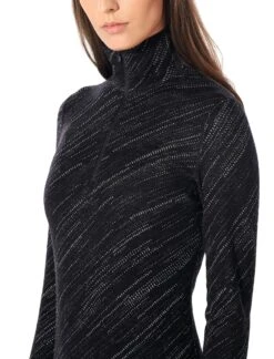 Icebreaker 250 Vertex LS Half Zip Snow Storm - Women's|-|250 Vertex LS Half Zip Snow Storm - Femme -Icebreaker ICE 104718 7E 7EDetail2 20Black 0ba1031d 3d47 4303 9e80 9d8bab9faa32