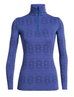 Icebreaker 250 Vertex LS Half Zip Crystalline - Women's|-|250 Vertex LS Half Zip Crystalline - Femme -Icebreaker ICE 104719 7EMystic