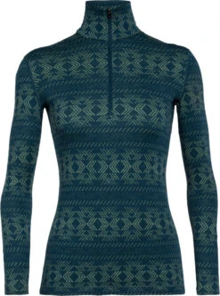 Icebreaker 250 Vertex LS Half Zip Crystalline - Women's|-|250 Vertex LS Half Zip Crystalline - Femme -Icebreaker ICE 104719 7ENightfall