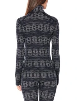 Icebreaker 250 Vertex LS Half Zip Crystalline - Women's|-|250 Vertex LS Half Zip Crystalline - Femme -Icebreaker ICE 104719 7E 7EBack 20Midnight 20Navy