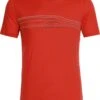 Icebreaker Tech Lite SS Crewe Ski Racer - Men's|-|T-shirt à Manches Courtes Et Col Rond Tech Lite Ski Racer - Homme -Icebreaker ICE 104722 7EChili 20Red