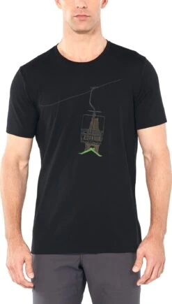 Icebreaker Tech Lite SS Crewe Bear Lift - Men's|-|T-shirt à Manches Courtes Et Col Rond Tech Lite Bear Lift - Homme 13 Icebreaker Tech Lite SS Crewe Bear Lift - Men's|-|T-shirt à Manches Courtes Et Col Rond Tech Lite Bear Lift - Homme -Icebreaker ICE 104724 7E 7EFront 20Black d458a982 7968 4665 af8b 3458b23772fb