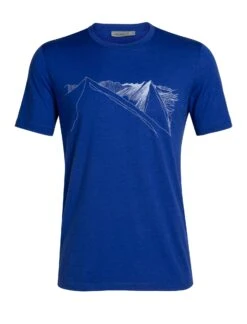 Icebreaker Tech Lite SS Crewe Peak In Reach - Men's|-|T-shirt à Manches Courtes Et Col Rond Tech Lite Peak In Reach - Homme