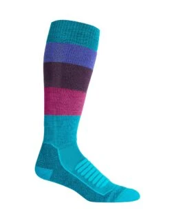 Icebreaker Ski+ Medium Over The Calf Wide Stripe - Women's|-|Chaussettes Ski+ Medium Over The Calf Wide Stripe - Femme 8 Icebreaker Ski+ Medium Over The Calf Wide Stripe - Women's|-|Chaussettes Ski+ Medium Over The Calf Wide Stripe - Femme -Icebreaker ICE 104786 7EArctic 20Teal