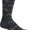 Icebreaker Lifestyle_Light Crew Mountainscape - Men's|-|Chaussettes Lifestyle_Light Crew Mountainscape - Homme -Icebreaker ICE 104796 7EJet 20Heather