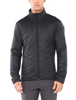 Icebreaker Helix Jacket - Men's|-|Manteau Helix - Homme -Icebreaker ICE 104845 7E 7EFront 20Black