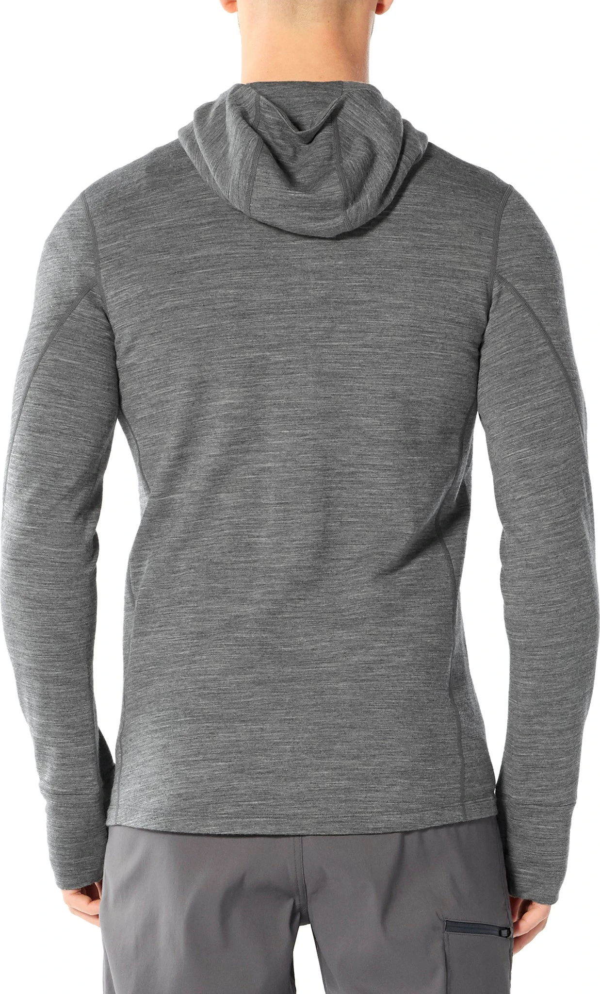 Icebreaker Quantum II Long Sleeve Zip Hood - Men's|-|Chandail à Manches Longues Et Capuchon Quantum II Zip - Homme 6 Icebreaker Quantum II Long Sleeve Zip Hood - Men's|-|Chandail à Manches Longues Et Capuchon Quantum II Zip - Homme - Image 4