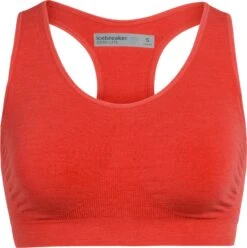 Icebreaker Cool-Lite Anatomica Seamless Sport Bra - Women's|-|Brassière Cool-Lite Anatomica Seamless Sport - Femme -Icebreaker ICE 104993 7EFire