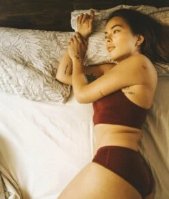 Icebreaker Cool-Lite Anatomica Seamless Sport Bra - Women's|-|Brassière Cool-Lite Anatomica Seamless Sport - Femme -Icebreaker ICE 104993 7E 7ELifestyle2 20Redwood