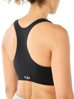 Icebreaker Cool-Lite Anatomica Seamless Sport Bra - Women's|-|Brassière Cool-Lite Anatomica Seamless Sport - Femme -Icebreaker ICE 104993 7E 7EZoomB 20Black