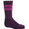 Icebreaker Ski Medium Over The Calf Stripe - Kids|-|Chaussettes Ski Medium Over The Calf Stripe - Kid's -Icebreaker ICE 105089 7ELotus 20 20Mystic