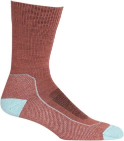 Icebreaker Hike+ Light Crew Socks - Women's|-|Chaussettes Hike+ Light Crew - Femme -Icebreaker ICE 105099 7EGrape 20 20Haze 20 20Blizzard 20Heather
