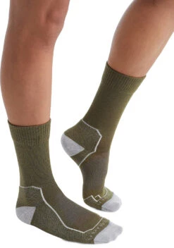 Icebreaker Hike+ Light Crew Socks - Women's|-|Chaussettes Hike+ Light Crew - Femme -Icebreaker ICE 105099 7E 7ESide 20Loden 20 20Blizzard 20Heather 20 20Snow a2ad3d16 23db 4f1a 9e36 7378c171b35b
