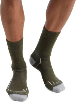 Icebreaker Hike+ Medium Crew Socks - Men's|-|Chaussettes Hike+ Medium Crew - Homme 18 Icebreaker Hike+ Medium Crew Socks - Men's|-|Chaussettes Hike+ Medium Crew - Homme -Icebreaker ICE 105101 7E 7EFront1 20Loden 20 20Blizzard 20Heather 20 20Snow