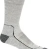 Icebreaker Hike+ Light Crew Socks - Men's|-|Chaussettes Hike+ Light Crew - Homme -Icebreaker ICE 105103 7EBlizzard 20Heather