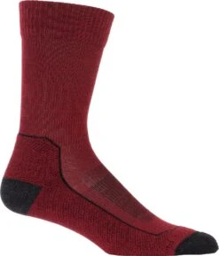 Icebreaker Hike+ Light Crew Socks - Men's|-|Chaussettes Hike+ Light Crew - Homme -Icebreaker ICE 105103 7ECabernet