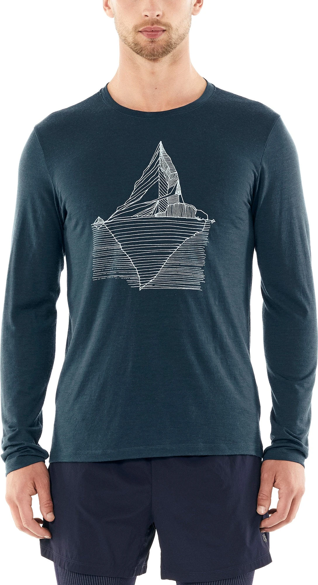 Icebreaker Tech Lite Oneberg Long Sleeve Crewe - Men's |-|T-Shirt à Manches Longues Tech Lite Oneberg Crewe - Homme 9 Icebreaker Tech Lite Oneberg Long Sleeve Crewe - Men's |-|T-Shirt à Manches Longues Tech Lite Oneberg Crewe - Homme - Image 7