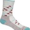 Icebreaker Hike GRX Medium Crew Socks - Women's|-|Chaussettes Hike GRX Medium Crew - Femme -Icebreaker ICE 105176 7EBlizzard 20Heather