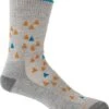 Icebreaker Hike Medium Crew Tree Line Socks - Men's|-|Chaussettes Hike Medium Crew Tree Line - Homme -Icebreaker ICE 105177 7EBlizzard 20Heather