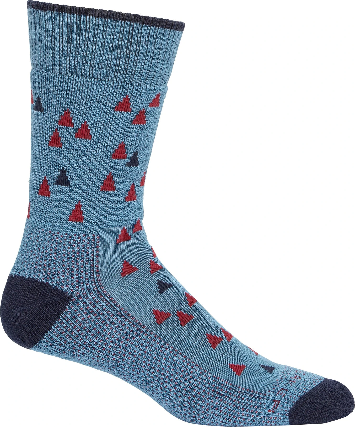Icebreaker Hike Medium Crew Tree Line Socks - Men's|-|Chaussettes Hike Medium Crew Tree Line - Homme 4 Icebreaker Hike Medium Crew Tree Line Socks - Men's|-|Chaussettes Hike Medium Crew Tree Line - Homme - Image 2