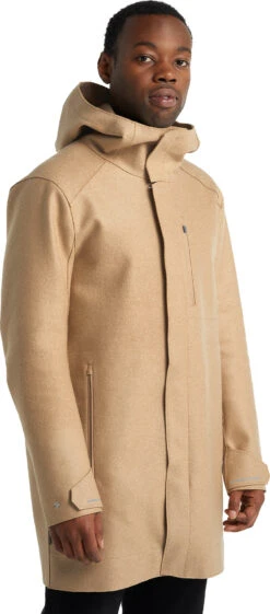 Icebreaker Ainsworth Merino Hooded Jacket - Men's|-|Manteau à Capuchon En Laine Mérinos Ainsworth - Homme -Icebreaker ICE 105192 7E 7ESide 20Sand