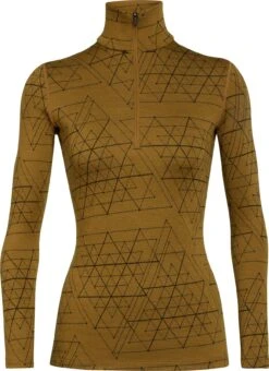 Icebreaker 250 Vertex Ice Structure Long Sleeve Half Zip Base Layer Pullover - Women's |-|Couche De Base à Manches Longues Demi-Zip 250 Vertex Ice Structure Pullover - Femme