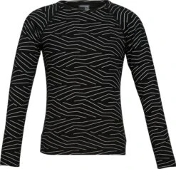Icebreaker 200 Oasis Napasoq Lines Long Sleeve Base Layer Crewe (Past Season) - Kid's|-|Couche De Base à Manches Longues 200 Oasis Napasoq Lines Crewe (saison Précédente) - Enfant -Icebreaker ICE 105244 7EBlack
