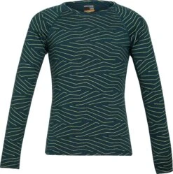 Icebreaker 200 Oasis Napasoq Lines Long Sleeve Base Layer Crewe (Past Season) - Kid's|-|Couche De Base à Manches Longues 200 Oasis Napasoq Lines Crewe (saison Précédente) - Enfant
