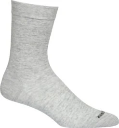 Icebreaker Lifestyle Fine Gauge Crew Socks - Women's|-|Chaussettes Mi-mollet Lifestyle Fine Gauge - Femme -Icebreaker ICE 105253 7EBlizzard 20Heather