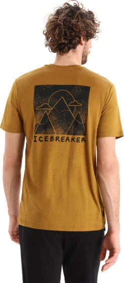 Icebreaker Tech Lite II Alp Ascension Merino Short Sleeve T-Shirt - Men's|-|T-shirt à Manches Courtes En Laine Mérinos Alp Ascension Tech Lite II - Homme -Icebreaker ICE IB0A56AA 7E 7EBack 20Clove 20 20Alp eab6c414 006e 43bd 90cf f8e448f25024