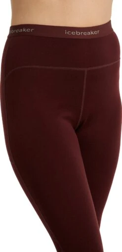Icebreaker Merino Leggings - Women's|-|Legging Merino - Femme -Icebreaker ICE IB0A56B8 7E 7EDetail1 20Espresso