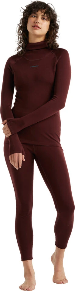 Icebreaker Merino Leggings - Women's|-|Legging Merino - Femme -Icebreaker ICE IB0A56B8 7E 7EFront1 20Espresso 33e9ba21 a2b1 41a5 bfa3 215f482555b1