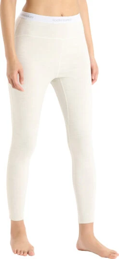 Icebreaker Merino Leggings - Women's|-|Legging Merino - Femme -Icebreaker ICE IB0A56B8 7E 7EFront 20Ecru 20Heather 64e7121a d3ee 4ead 87d4 abe4dd914584