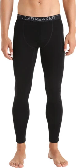 Icebreaker Merino Leggings - Men's|-|Legging Merino - Homme 15 Icebreaker Merino Leggings - Men's|-|Legging Merino - Homme -Icebreaker ICE IB0A56B9 7E 7EFront 20Black