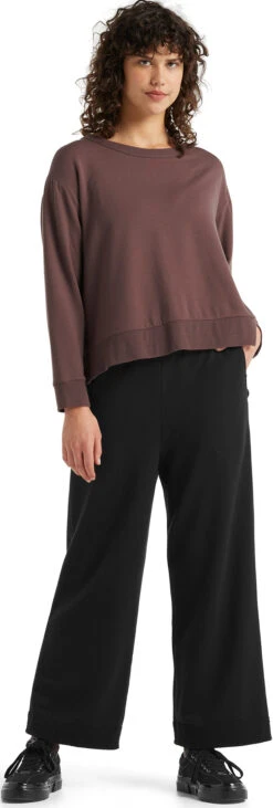 Icebreaker Dalston Wide Pants - Women's|-|Pantalon Large Dalston - Femme 30 Icebreaker Dalston Wide Pants - Women's|-|Pantalon Large Dalston - Femme -Icebreaker ICE IB0A56BM 7E 7ESatrand 20Outfit 20Black