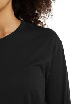 Icebreaker Granary LS Tee - Women's |-|T-shirt à Manches Longues Granary - Femme 21 Icebreaker Granary LS Tee - Women's |-|T-shirt à Manches Longues Granary - Femme -Icebreaker ICE IB0A56C1 7E 7EDetail1 20Black