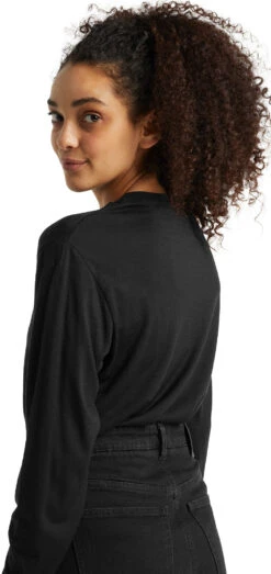 Icebreaker Granary LS Tee - Women's |-|T-shirt à Manches Longues Granary - Femme 24 Icebreaker Granary LS Tee - Women's |-|T-shirt à Manches Longues Granary - Femme -Icebreaker ICE IB0A56C1 7E 7EDetail2 20Black