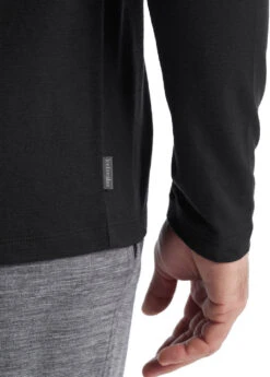 Icebreaker Granary Long Sleeve Pocket Tee - Men's|-|T-shirt à Poche Et Manches Longues Granary - Homme -Icebreaker ICE IB0A56CH 7E 7EDetail1 20Black