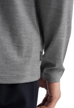 Icebreaker Granary Long Sleeve Pocket Tee - Men's|-|T-shirt à Poche Et Manches Longues Granary - Homme -Icebreaker ICE IB0A56CH 7E 7EDetail1 20Metro 20Heather