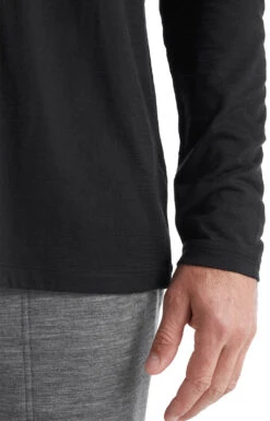Icebreaker Granary Long Sleeve Pocket Tee - Men's|-|T-shirt à Poche Et Manches Longues Granary - Homme -Icebreaker ICE IB0A56CH 7E 7EDetail2 20Black