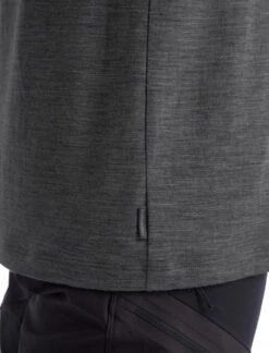 Icebreaker Tech Lite II Short Sleeve Tee - Men's|-|T-shirt à Manches Courtes Tech Lite II - Homme -Icebreaker ICE IB0A56CY 7E 7EDetail1 20Gritstone 20Heather