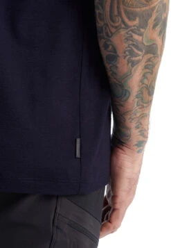 Icebreaker Tech Lite II Short Sleeve Tee - Men's|-|T-shirt à Manches Courtes Tech Lite II - Homme -Icebreaker ICE IB0A56CY 7E 7EDetail1 20Midnight 20Navy